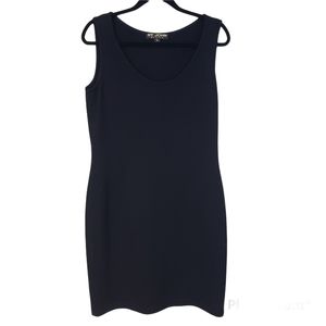 St John Basics Black Santana Knit Sleeveless Sheath Dress Size 10